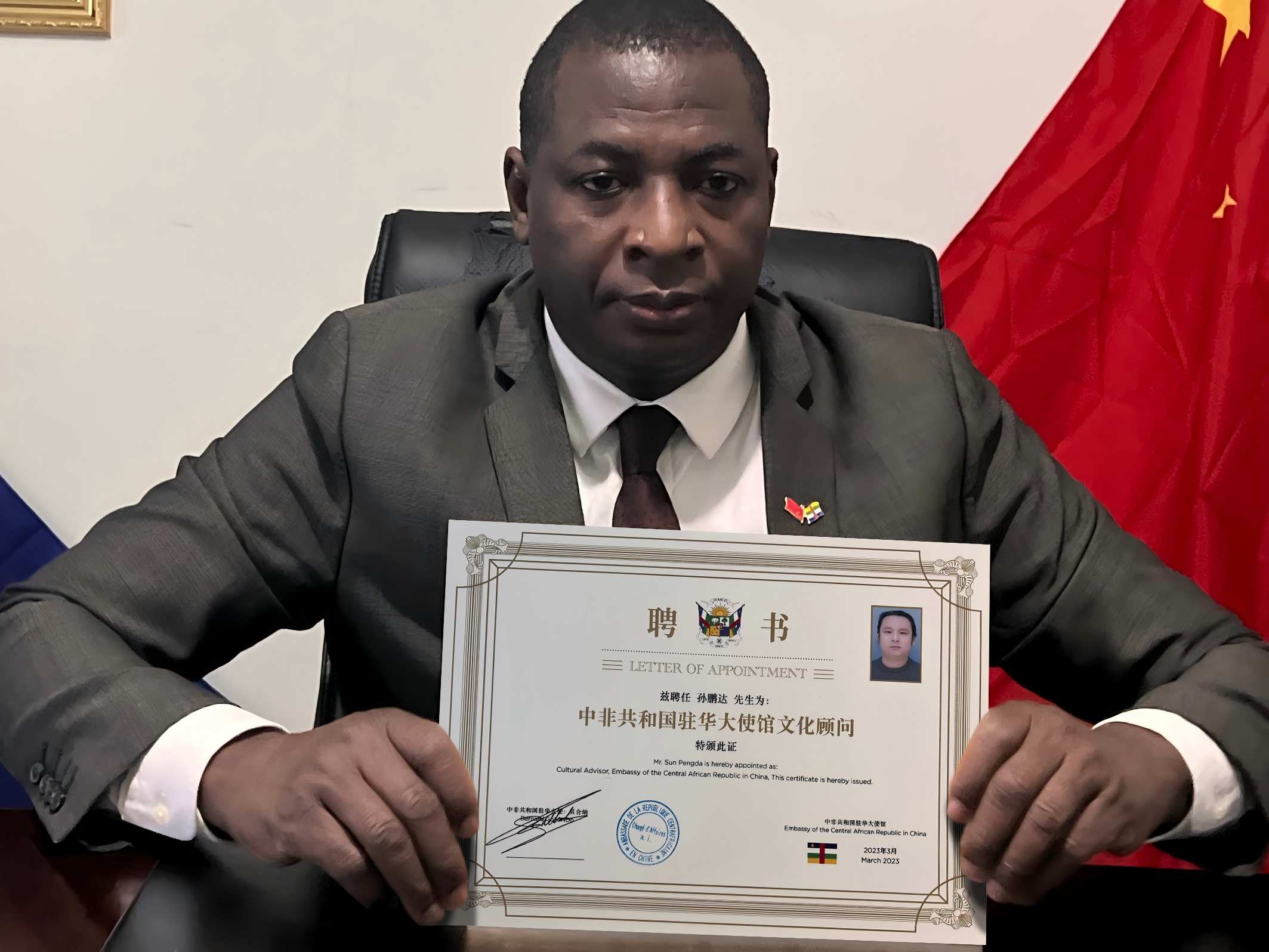 中非共和国文化顾问